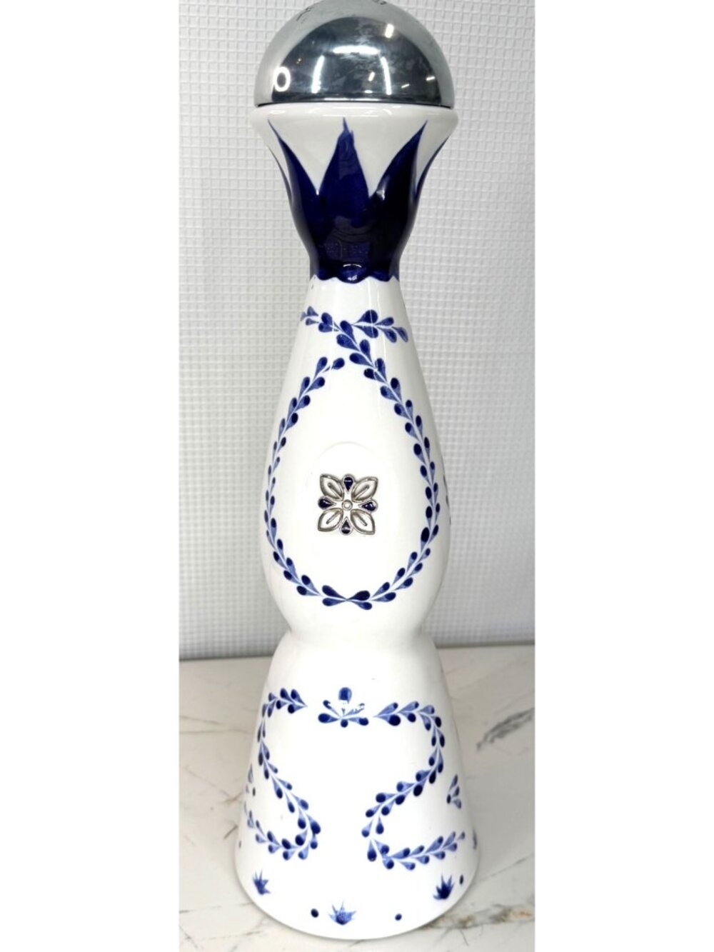 Clase Azul iconic hand painted Tequila bottle, EMPTY, ceramic, collectible